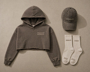 “Would You Rather Be…” Cropped Hoodie